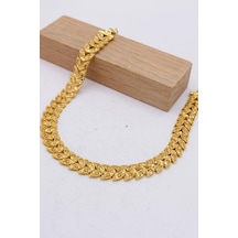 22 Ayar Altın Bileklik Füzyon Döküm Kadın Bileklik B200355 Sarı Altın