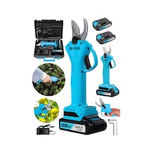 Steiner 128 Vf 10 Ah Çift Akülü Bağ Makası Dal Budama Makası Mavi