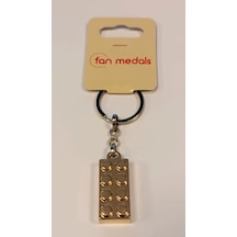 Yapboz Eğitici Oyuncak Anahtarlık Bronz Metal