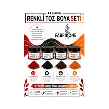 4'lü Set Premium Parafin Soya Wax Toz Mum Boyası Hobi Seti - 5 Cc Kırmızı, Siyah, Kahverengi, Turuncu Bkfab4kskht5g Çok Renkli