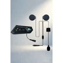 Bluetooth 5.0 Motosiklet Kulaklık Kask Uyumlu 1 Adet
