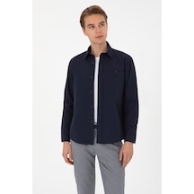 U.s. Polo Assn. Erkek Lacivert Gömlek Desenli 50308291-vr033 Lacıvert