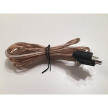 2 Pin Din Alman Tip Erkek-Erkek Hoparlör Kablosu 5 Metre