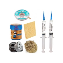 Kremlehim Mchanc 138 C 42gr Havya Uc Temizleyici Seti Flux Lehim Toplama Cp-3515 Lehim Emme Teli, Set01