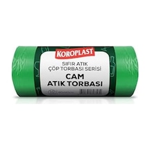 Cam Atıklar Jumbo Çöp Torbası 10 Lu 80 110 Cm, Kesici Atıklara Dayanıklı, Çift Katlı, Geri Dönüştürülebilir, Kolay Bağlanabilir, Depo, Restoran, Okul, Fabrika, Ev, Ekstra Kalın Çöp Torbası