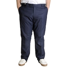 Mode Xl Buyuk Beden Erkek Kumaş Pantolon Superior 21024 Lacivert 001