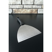 Bakalit Saplı Çelik Spatula-hamur Kesici-kazıyıcı-çevirici-24 Cm-büyük Boy