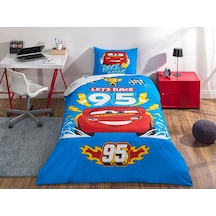 Disney Cars Let' S Race Tek Kişilik Pamuk Nevresim Takımı Çok Renkli