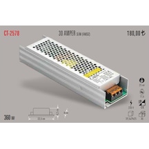 Cata Ct-2578 30 Amper Slim Şerit Led Trafosu 360 Watt - Fansız (454853807)