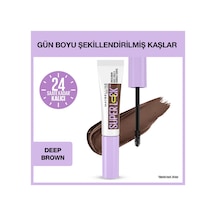 Maybelline New York Super Lock Brow Glue Kaş Sabitleyici Maskara Deep Brown