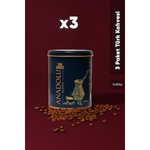 Orta Kavrulmuş Türk Kahvesi 250gr 3'lü Paket