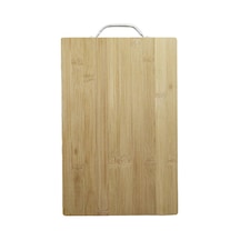 3b Trend Metal Tutacaklı Lüx Bambu Kesme Tahtası 30 Cm 20 Cm Ahşap