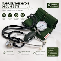Manuel Tansiyon Aleti Seti Aneroid Sfigmomanometre - Profesyonel Ölçüm Cihazı