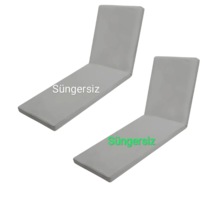 Süngersiz Akvaryum Koyu 2 Ad Şezlong Minderi Kılıfı 180 55 5 Cm Y