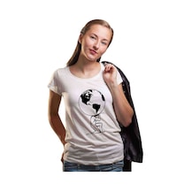 Silhouette Atlas Greek Mythology Kadın Beyaz Tshirt