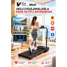 Voit Flow Katlanabilir Koşu Bandı 15 Kademe Otomatik Eğim Bluetooth 2 Hp Brushless Motor