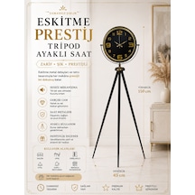 Black Noble Eskitme Tripod Ayaklı Saat