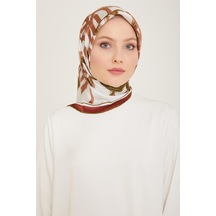 Armine Twill İpek Eşarp 24ya9123 53 - Desenli