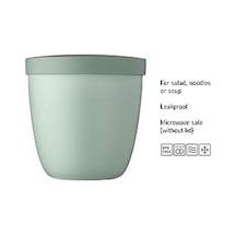 Elipse Snackpot Beyaz 500 Ml Pratik Kap Gıdaların Saklanması Ve Taşınması İçin Derin Dondurucuya Uygun Bulaşık Makinesinde Yıkanabilir, Pp, 107 Mm