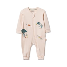 Babycosy Organic Wear Bebek Tulum Organik Pamuk , Bebek - Yenidoğan- Csy8212 Cream