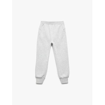 Koton Basic Jogger Gri Kız Çocuk Eşofman Altı 6wkg40062ak Gri