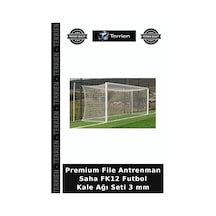 Premium File Antrenman Saha Fk12 Futbol Kale Ağı Seti 3 Mm Belirtilmemiş