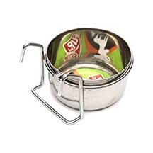Çelik Askılı Kuş Yemliği, 5 Oz Kapasite