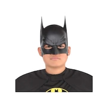 Çocuklar İçin Arkadan Lastikli Batman Maskesi 20x14 Cm Diğer