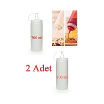 2 Adet Masterchef Yağlık Sirkelik Sosluk Kapaklı 700 Ml Yağdanlık % 100 Yerli Üretim Gri Diğer