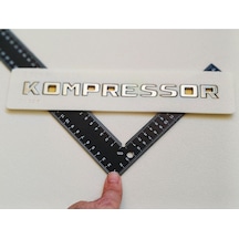 B150 Uyumlu Kompressor Krom Bagaj Yazısı 3m 3d Abs