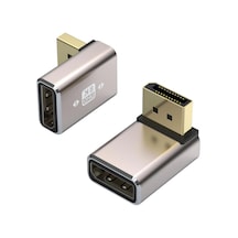 Tr 8k Display Port 90 Derece Sol Açılı Dişi Erkek Dönüştürücü Dirsek Diğer