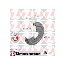 Zimmermann 150.1704.20 Fren Kampanası Arka Bmw E36 94012500