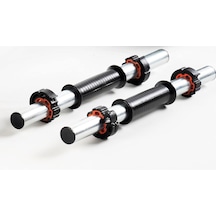Spor 2 Adet 40 Cm Krom Dambıl Barı+ 4 Adet Özel Sıkıştırma Aparatı