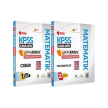 2025 Kpss Matematiğin Kara Kutusu 1. Ve 2.cilt Ösym Çıkmış Soru Bankası 2li Set Video/pdf Çözümlü