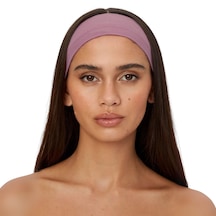 Saç Bandı Pamuk Kadın Bandana Spor Kafa Bandı Headband Pembe Açık Pembe