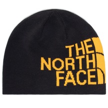 The North Face Reversible TNF Banner Çift Taraflı Bere Siyah Sarı