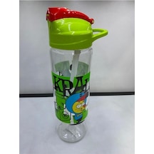 Kral Şakir Pipetli 630 Cc Desenli Tritan Matara
