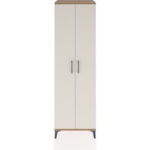 Hyperion Dolap 3 Raflı 2 Kapaklı Tek Askılı 60x44x195 Çam-aytaşı Atlas Çam