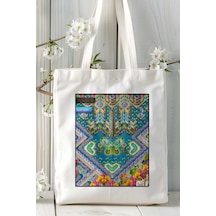 Art Hediye Town Ship Mobil Oyun Baskılı Bez Çanta Omuz Çantası Çift Tafaflı Baskı Kişiye Özel 8 Çok Renkli