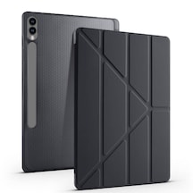 Galaxy Uyumlu Tab S10 Plus Kılıf Tri Folding Kalem Bölmeli Standlı Kılıf
