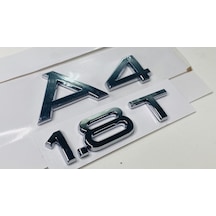 Audi 2008 - 2016 1.8t A4 Krom Arka Bagaj Yazısı Set