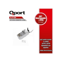 Qport Q - J710M Cat7 Konnektor Ve Ayraç 10 Adet