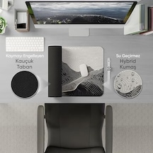 90x40 Cm Xxl Gaming Mouse Pad High Density Hybrid Kumaş Yüksek Çözünürlüklü Baskı Fare Altlığı Oyuncu Mousepad Mountain İzohips