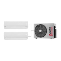 Arçelik ZM18103-0918 18000 BTU 1 Dış + 2 İç Ünite (12 +12) 2+1 Multi Sistem Inverter Duvar Tipi Klima