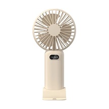 Yeni Şarj Edilebilir Usb El Fanını Yükseltin - Ev/ofis/yurt İçin Güçlü Hava Akışı, Telefon Tutucu İle Mini