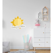 Kişiye Özel Güneş Tasarımlı Çocuk Odası Duvar Sticker-1