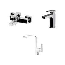 Banyo Batarya Set 941511-941521-941881l Krom