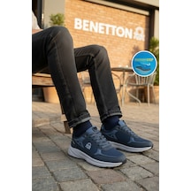 United Colors Of Benetton Lacivert Bağcıklı Memory Foam Erkek Spor Ayakkabı Bnı-11068 M
