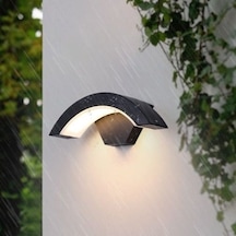 Elektrikle Çalışır 24 Watt Beyaz Işık İç Ve Dış Mekan Led Duvar Aplik Bahçe Kapı Girişi Armatür Soğuk Beyaz