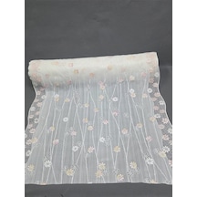 Pvc Küpür Dantel Raf Ve Dolap Örtüsü Runner Kpr1591p Beyaz